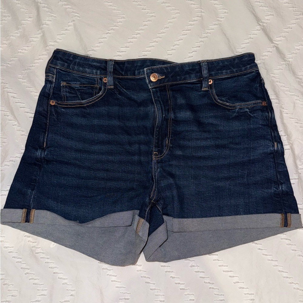 American Eagle Dark Blue Jean Shorts
